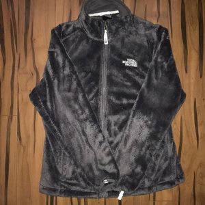 Charcoal Gray North Face Fleece